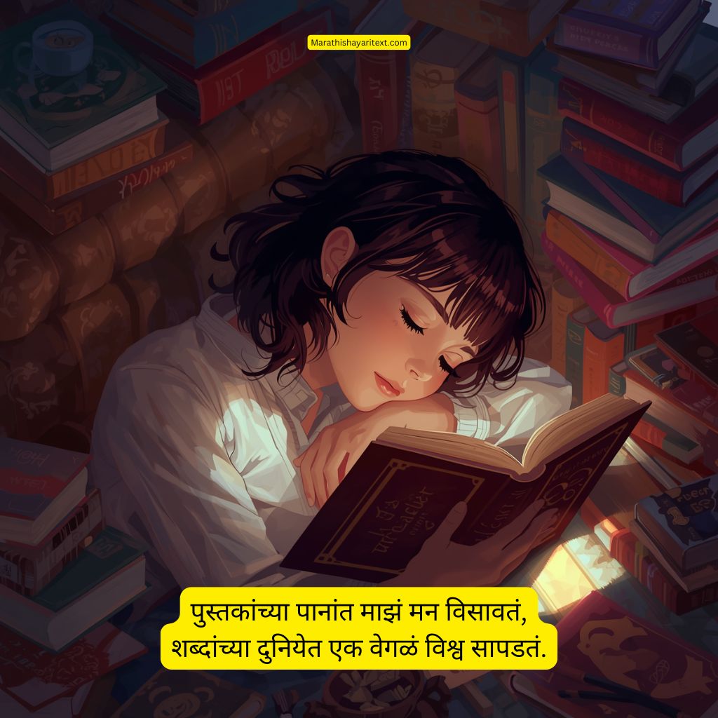 Shayari On Books In Marathi | पुस्तकांवरील शायरी