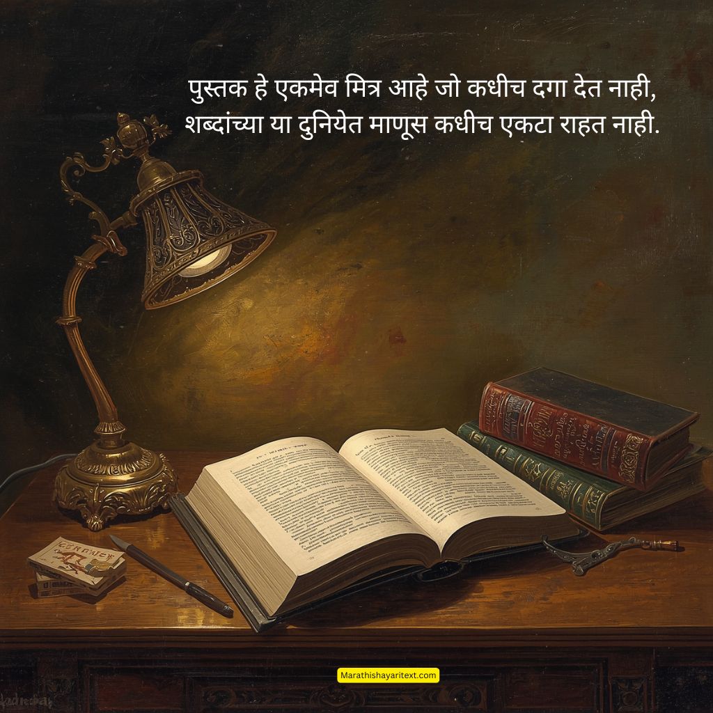 Quotes On Book In Marathi