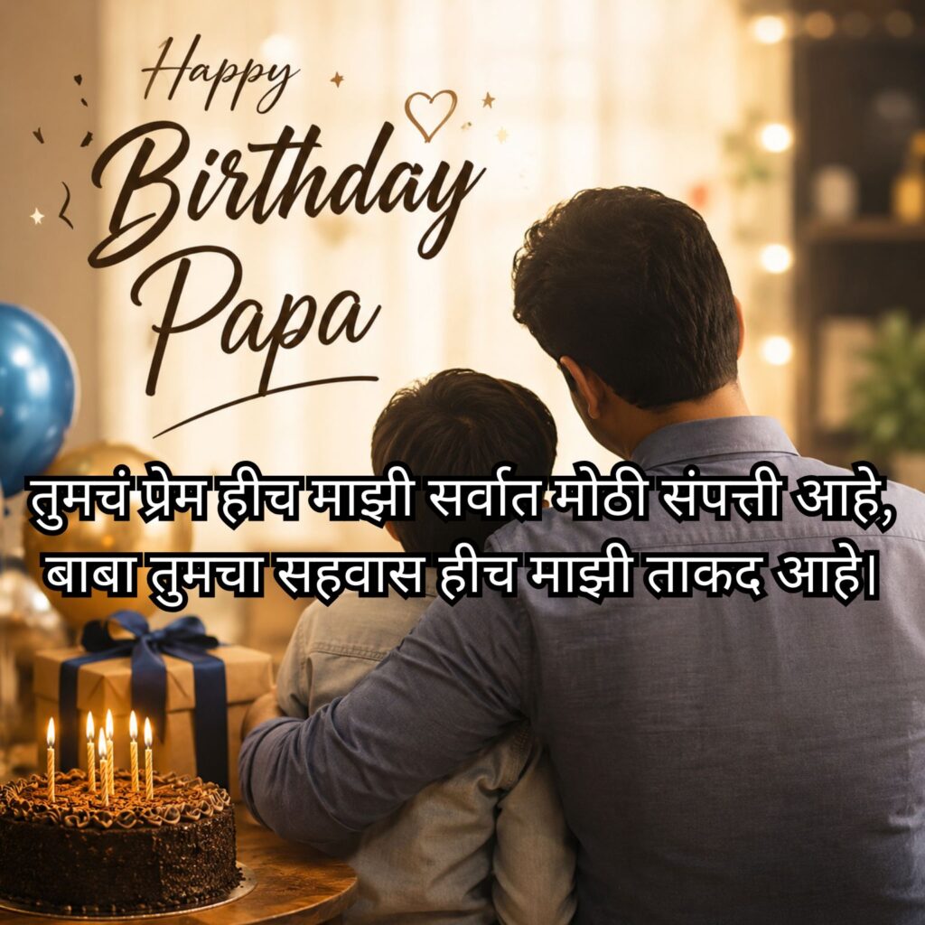 Papa Birthday Shayari Marathi