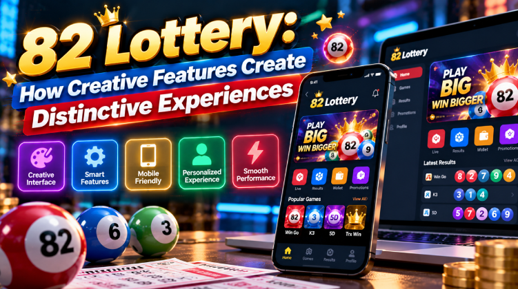 82 Lottery: How Creative Features Create Distinctive Experiences